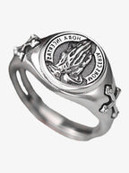 Praying Hands Signet Ring