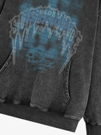 Gothic Skull Graphic Hoodie