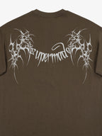 SUPM Gothic Sharp Letter Graphic T-Shirt