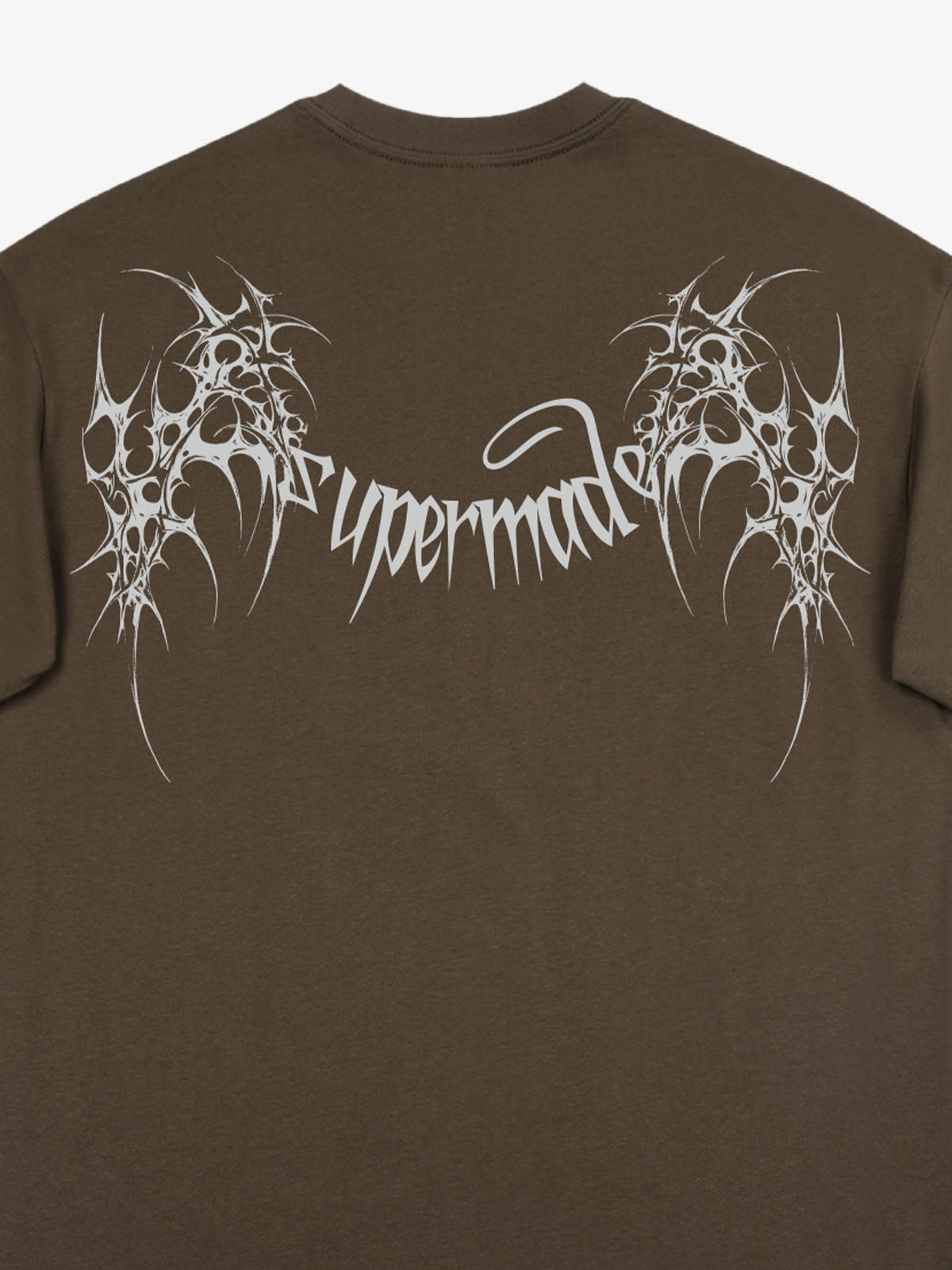 SUPM Gothic Sharp Letter Graphic T-Shirt
