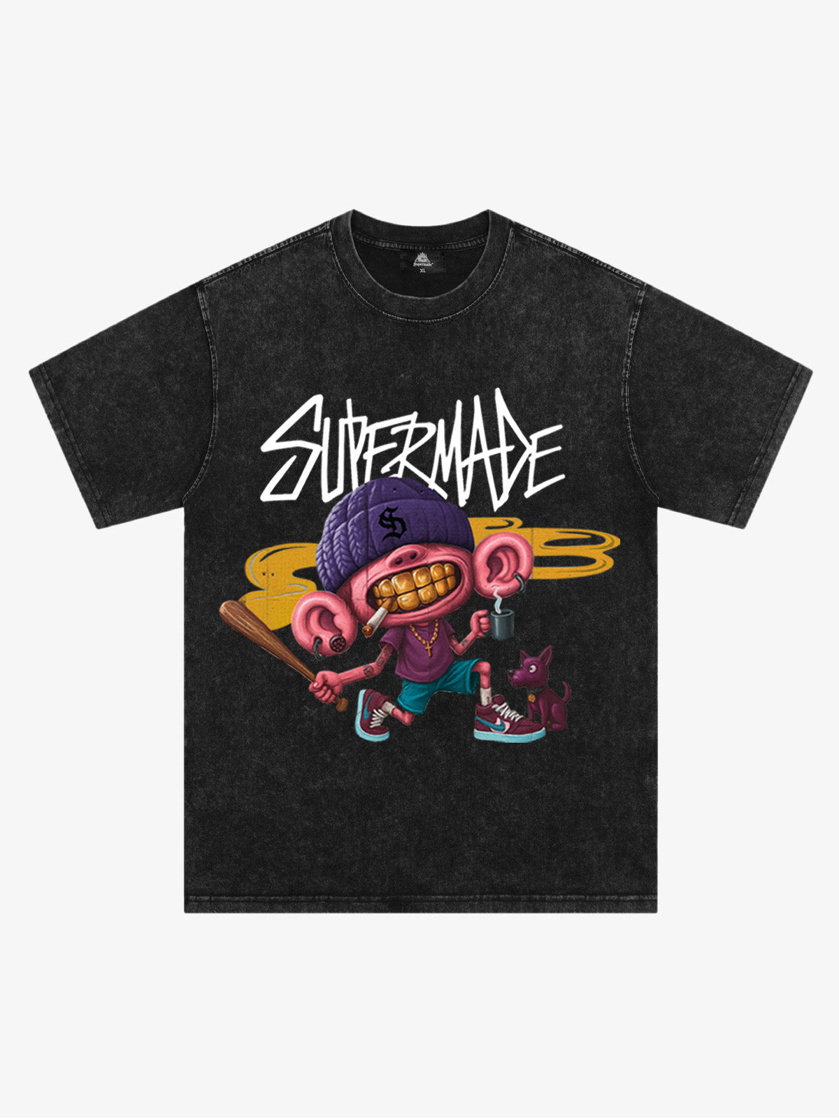 Theprecipice Cartoon Graffiti Trendy Weird Kid T-Shirt