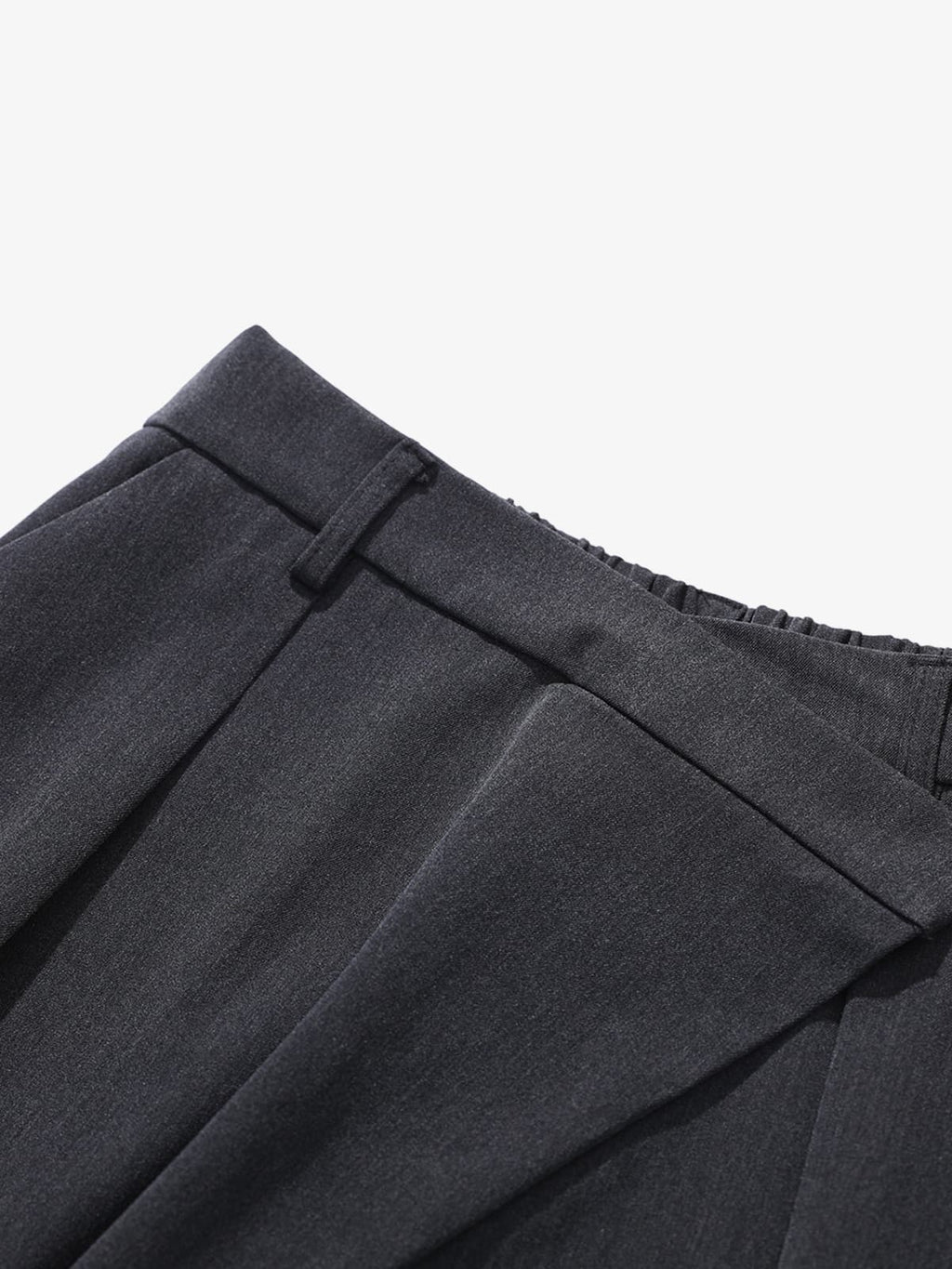 Retro Asymmetric Waist Loose Wide-Leg Trousers