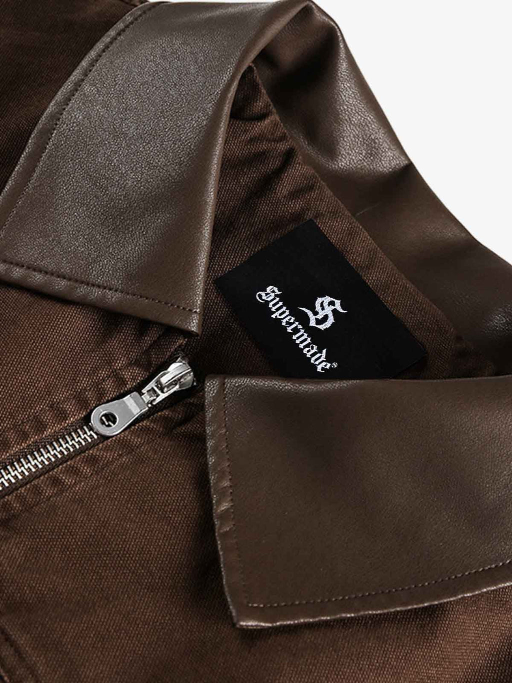 Retro Panelled Utility Multi Pocket Zip Up Bomber Jacket