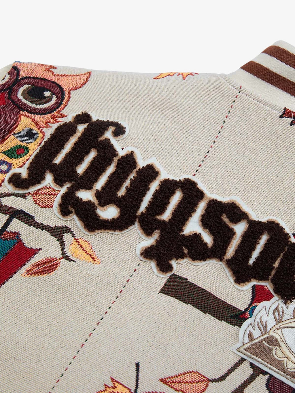 Theprecipice Owl Patch Embroidered Baseball Jersey - 2472