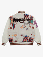 Theprecipice Owl Patch Embroidered Baseball Jersey - 2472