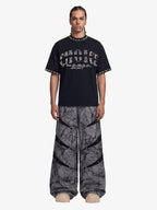 Elegant Pearl-Embellished Oversized T-Shirt