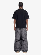 Elegant Pearl-Embellished Oversized T-Shirt