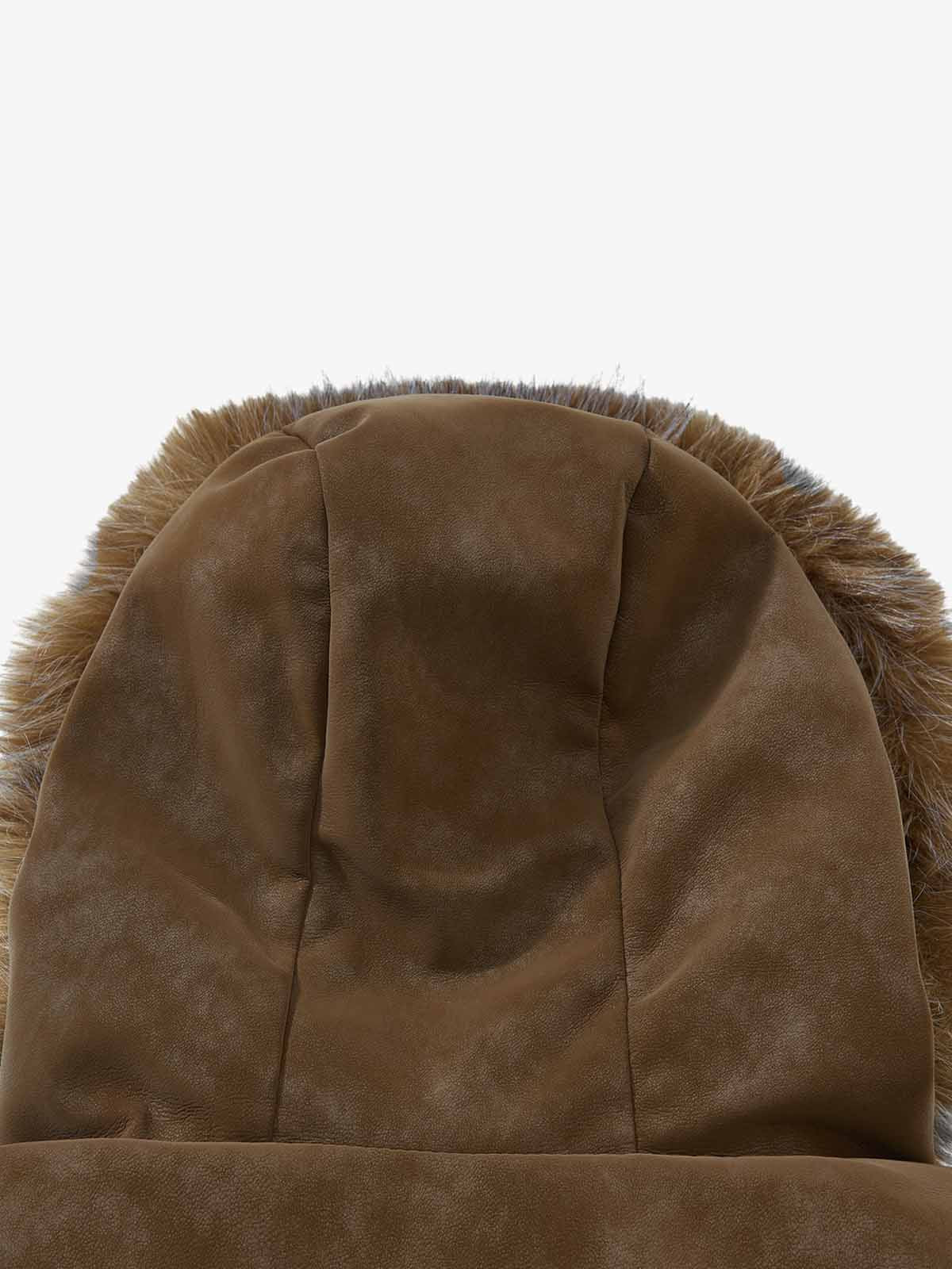 Retro Detachable Faux Fur Collar Suede Fleece Hoodie Jacket