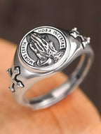 Praying Hands Signet Ring