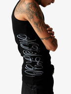 Street Ribbed Slim Fit Printed Vest