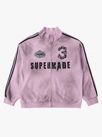 precipice Vintage Distressed NO.3 Stand Collar Tracksuit - 2591