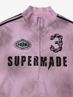 precipice Vintage Distressed NO.3 Stand Collar Tracksuit - 2591