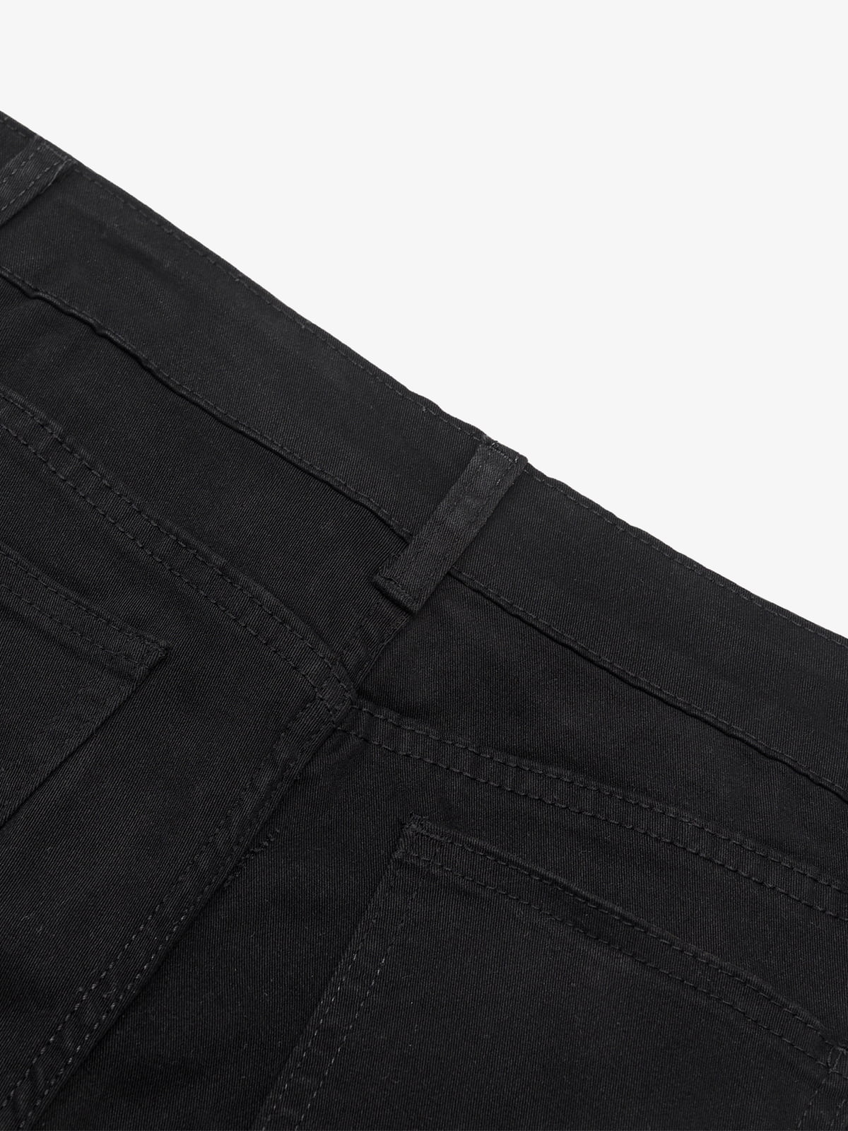 Strap Detail Cargo Flare Cotton Pants