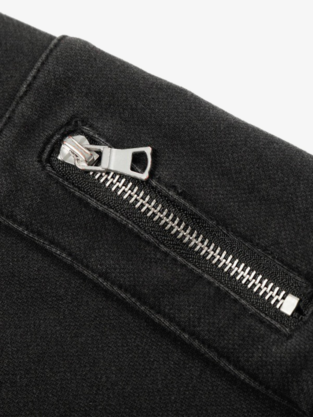 Spike Stud Detail Zip Up Hoodie