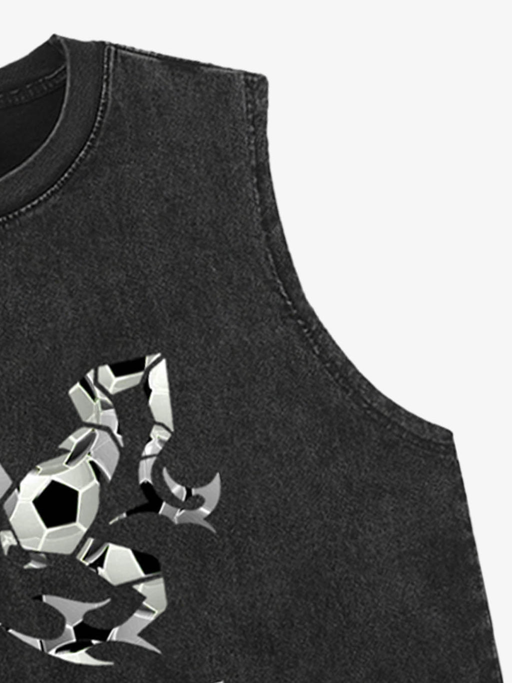 Scorpion Soccer Graphic Sleeveless T-Shirt