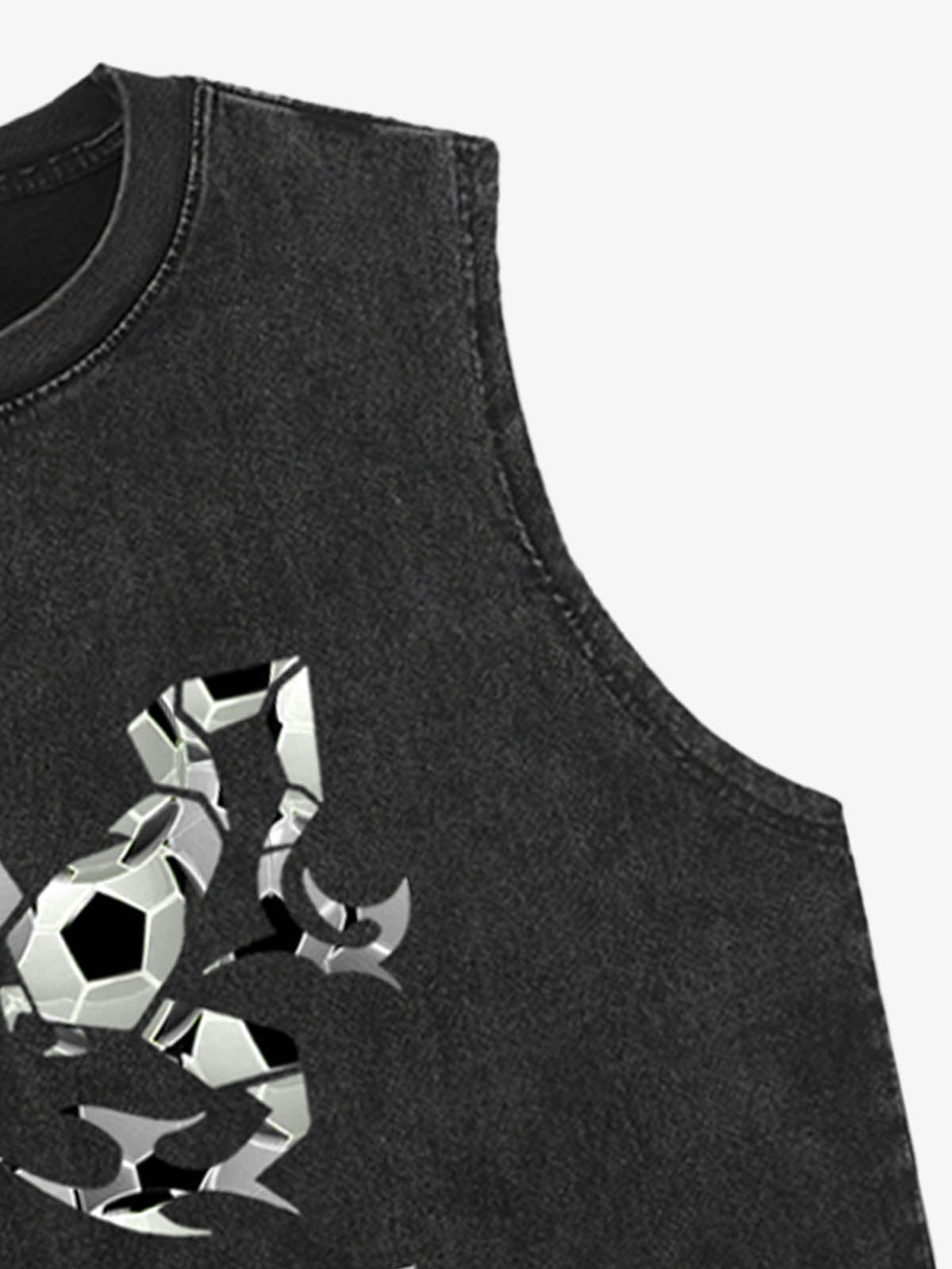Scorpion Soccer Graphic Sleeveless T-Shirt
