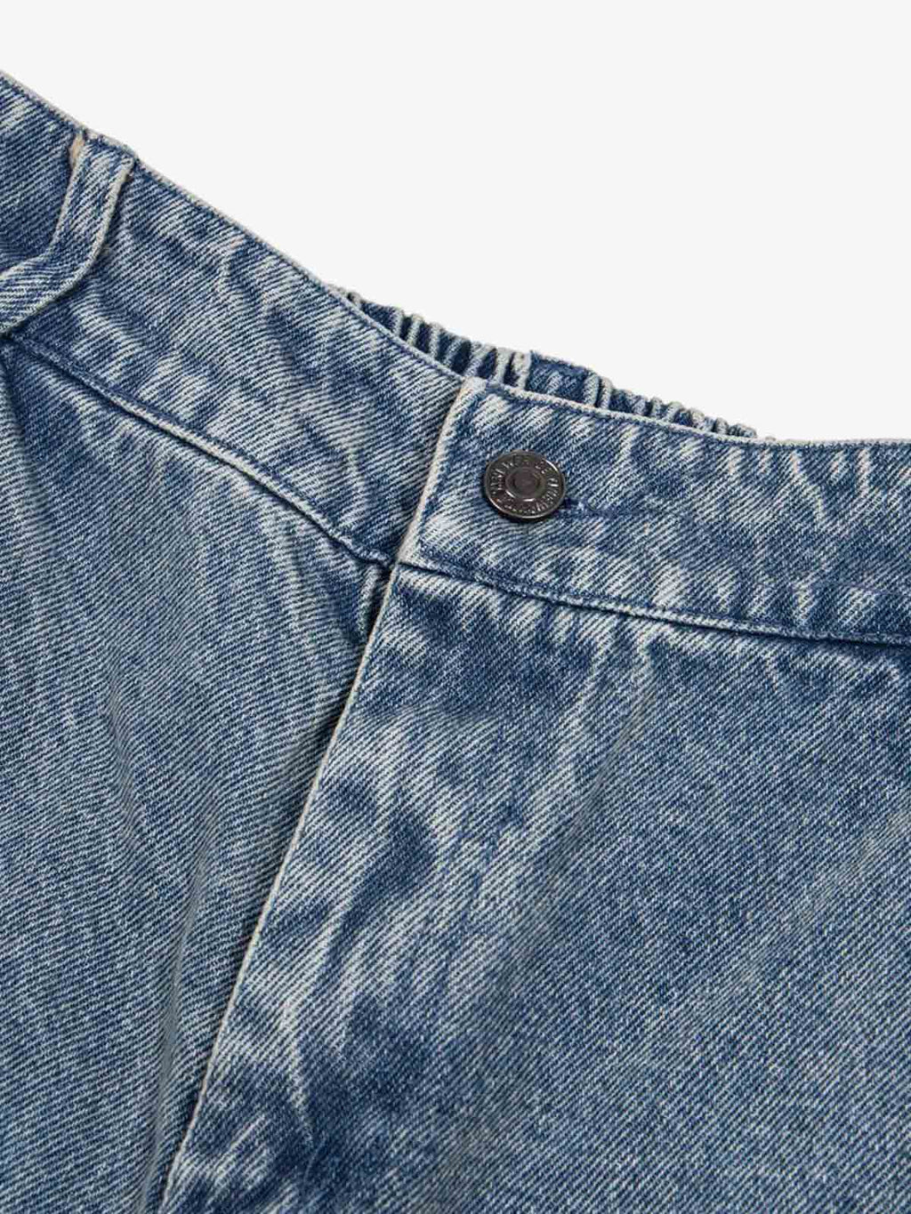 Fun Pattern Hand-Painted Print Denim Washed Jeans