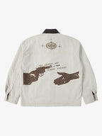 precipice Retro Slogan Embroidered Canvas Set - 2594