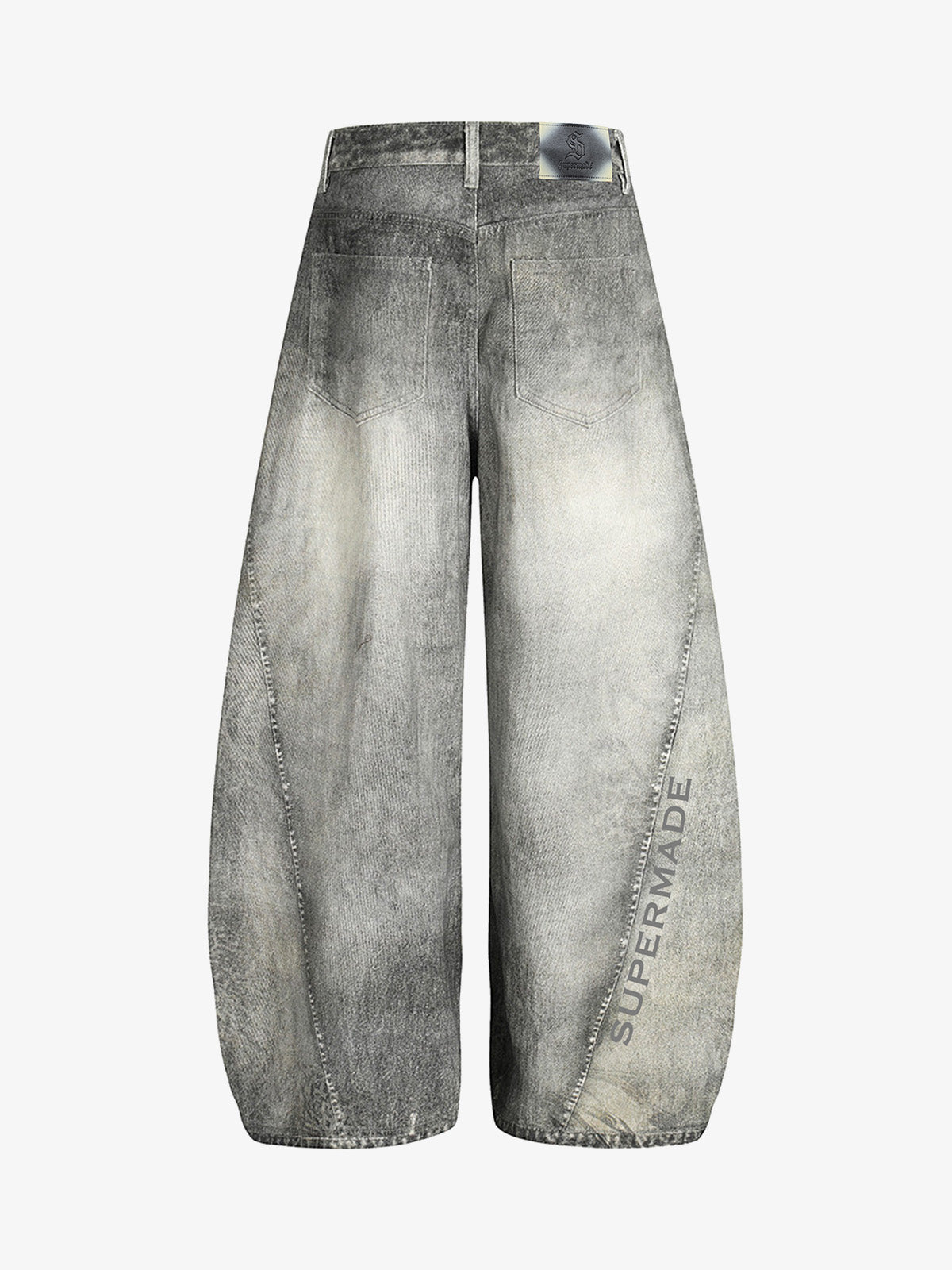 Washed Scorpion Graphic Panel Pants