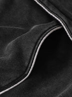 Retro Deconstructed Patchwork Washed Hoodie