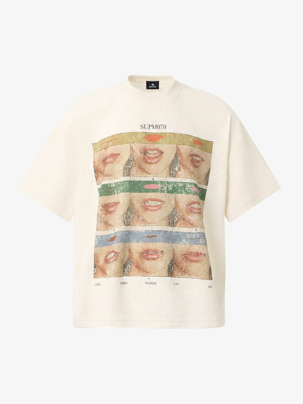 Pop Art Lip Print Graphic T-Shirt