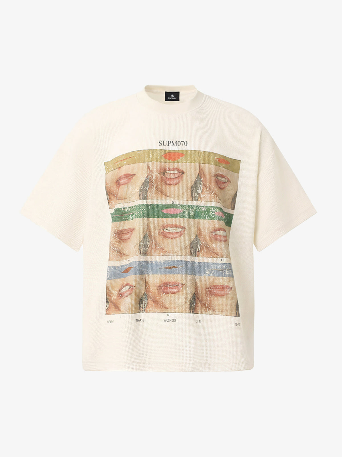 Pop Art Lip Print Graphic T-Shirt