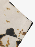 Retro Ink Splash Tie-Dye Barrel Jeans