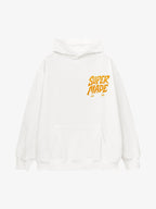 Distressed Graphic Bold Angel Wings Design Hoodie
