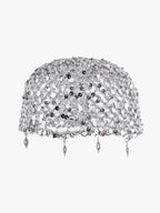 Vintage Sequin Mesh Beaded Fringe Cap