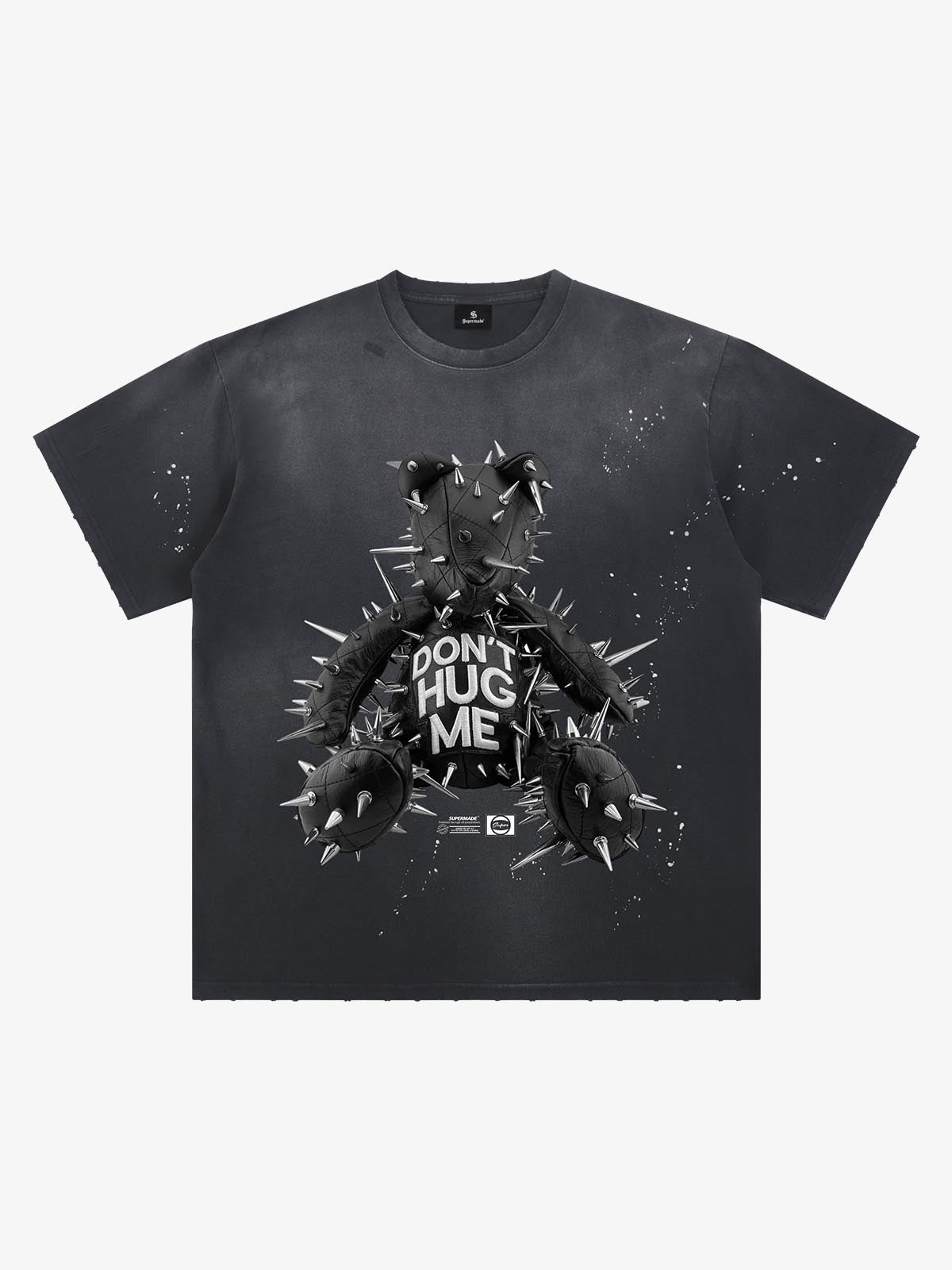 Spiked Bear Graphic T-Shirt