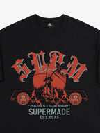 SUPM Slogan Graphic Retro Streetwear T-Shirt