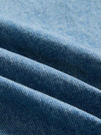 Original Retro Thorn and Key Pattern Laser-Burnout Baggy Jeans - 2595