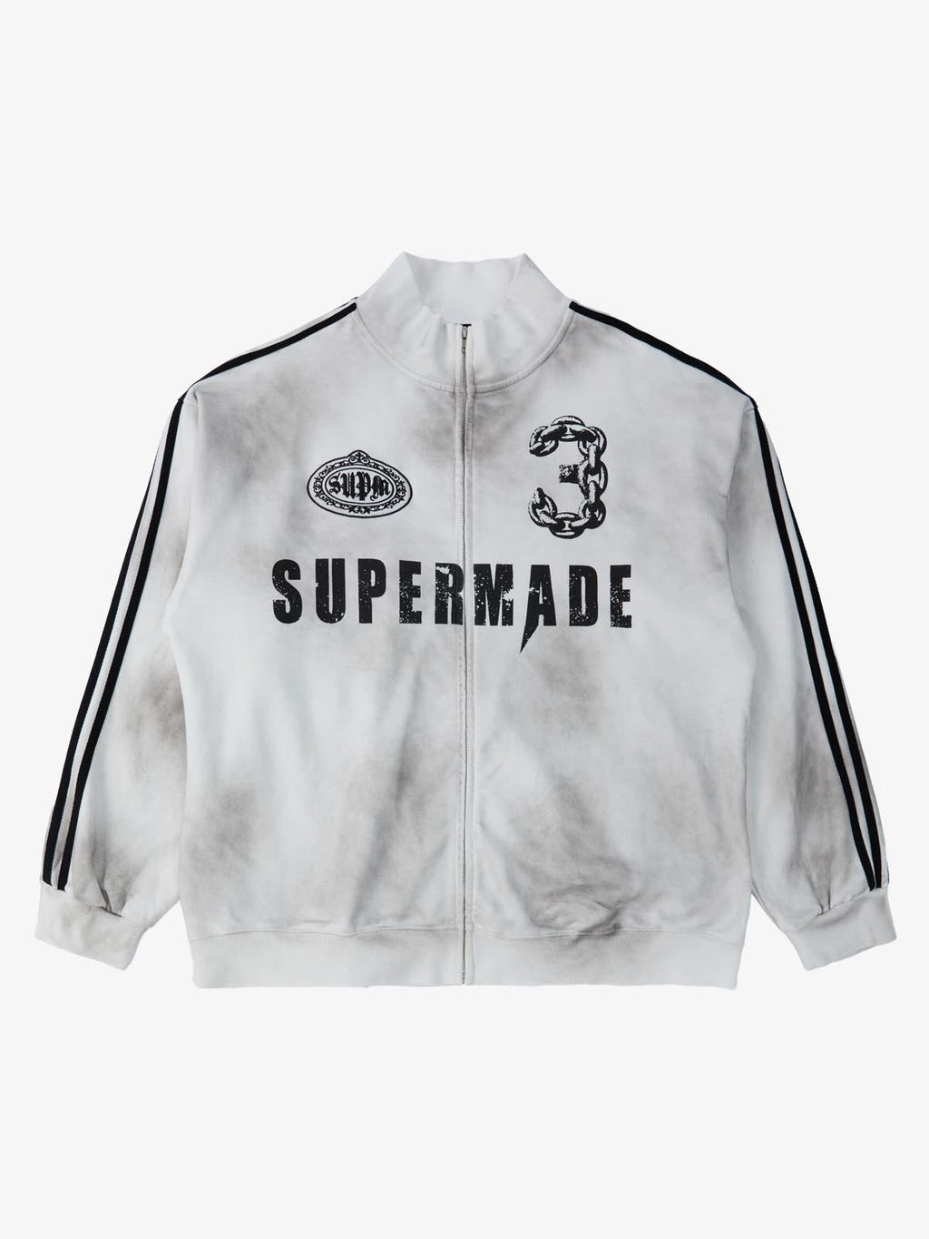 precipice Vintage Distressed NO.3 Stand Collar Tracksuit - 2591