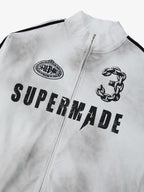 precipice Vintage Distressed NO.3 Stand Collar Tracksuit - 2591