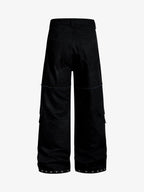 Gothic Graphic Eyelet Strap Pants