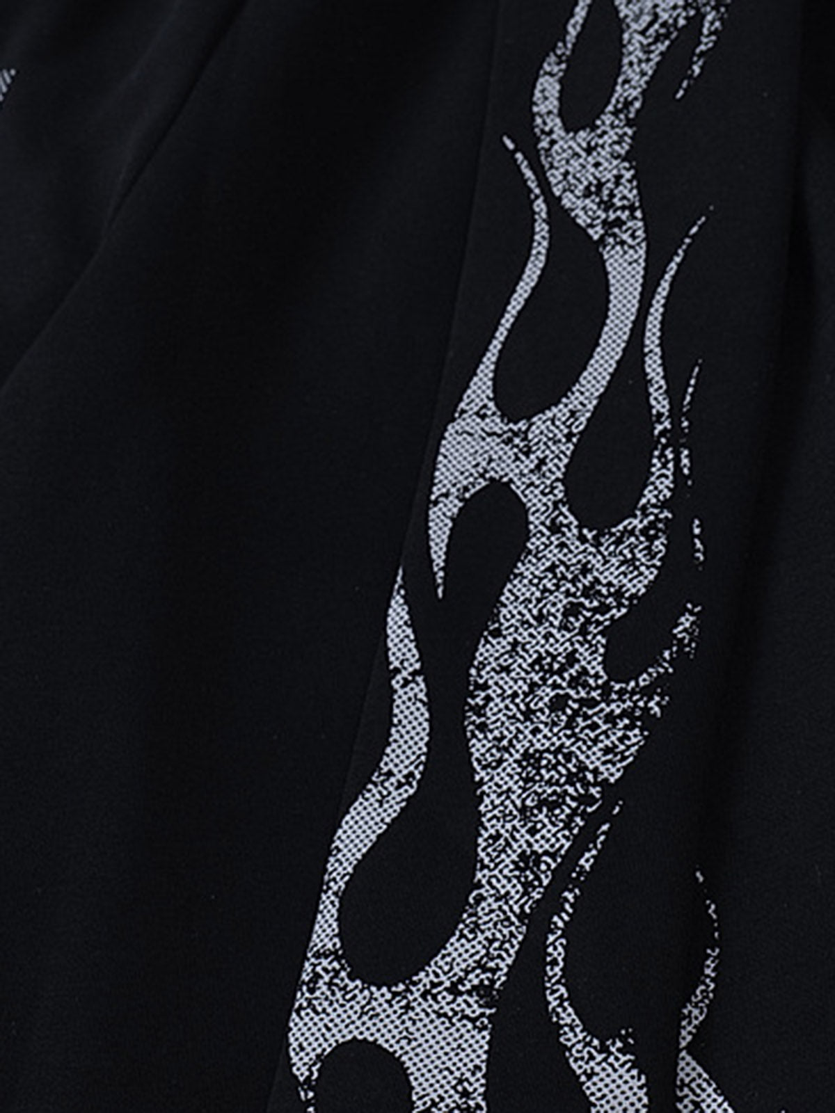 Dark Street Letter Flame Sweatpants