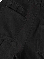 Studded Pleat Wide Leg Denim Jeans - 2606