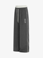 Retro Color-Blocked Striped Stand-Collar Tracksuit