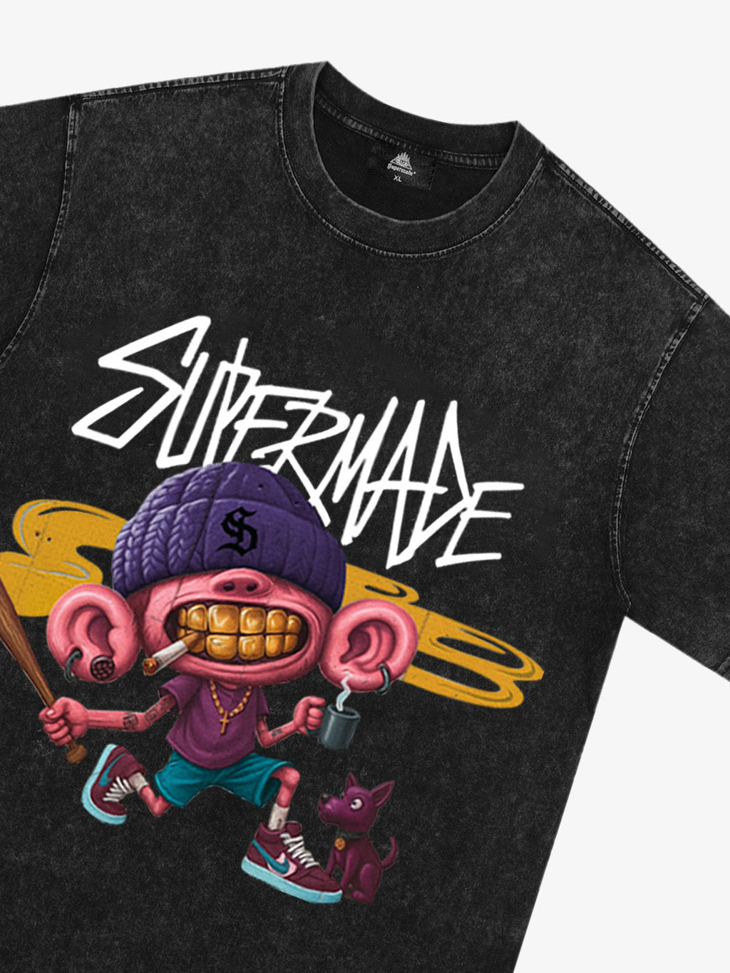 Theprecipice Cartoon Graffiti Trendy Weird Kid T-Shirt