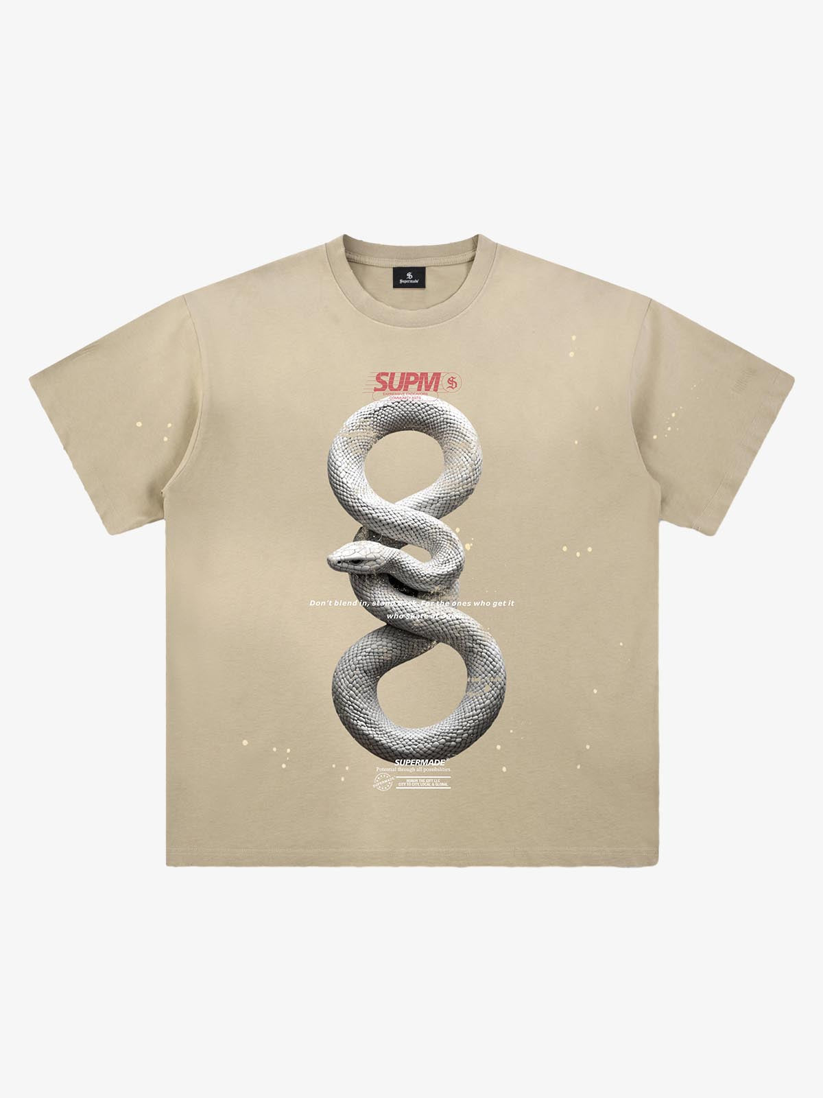 Realistic Snake Graphic T-Shirt