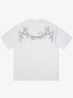 SUPM Gothic Sharp Letter Graphic T-Shirt
