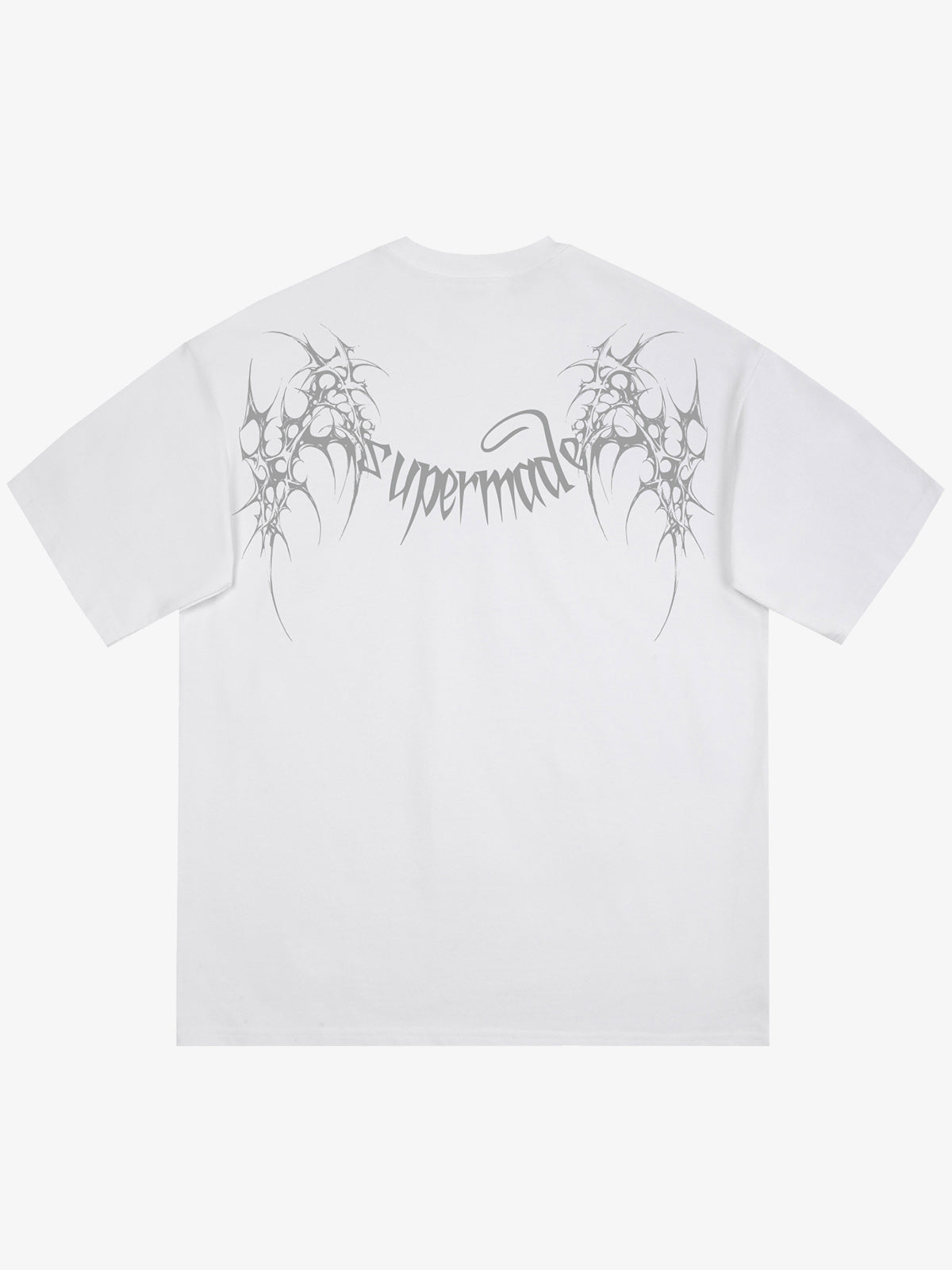 SUPM Gothic Sharp Letter Graphic T-Shirt