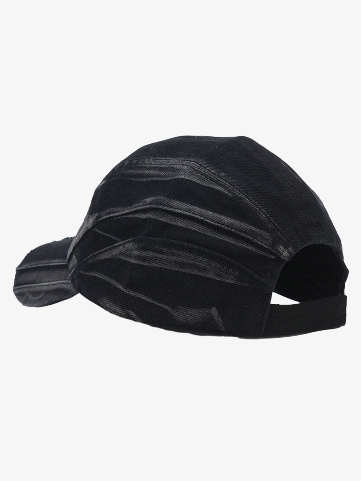 Washed Distressed Panel Baseball Cap