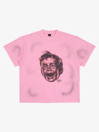 Street Retro Fun Portrait Print T-shirt - 2598