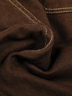 Vintage Silk Scarf Tie Detail Barrel Jeans