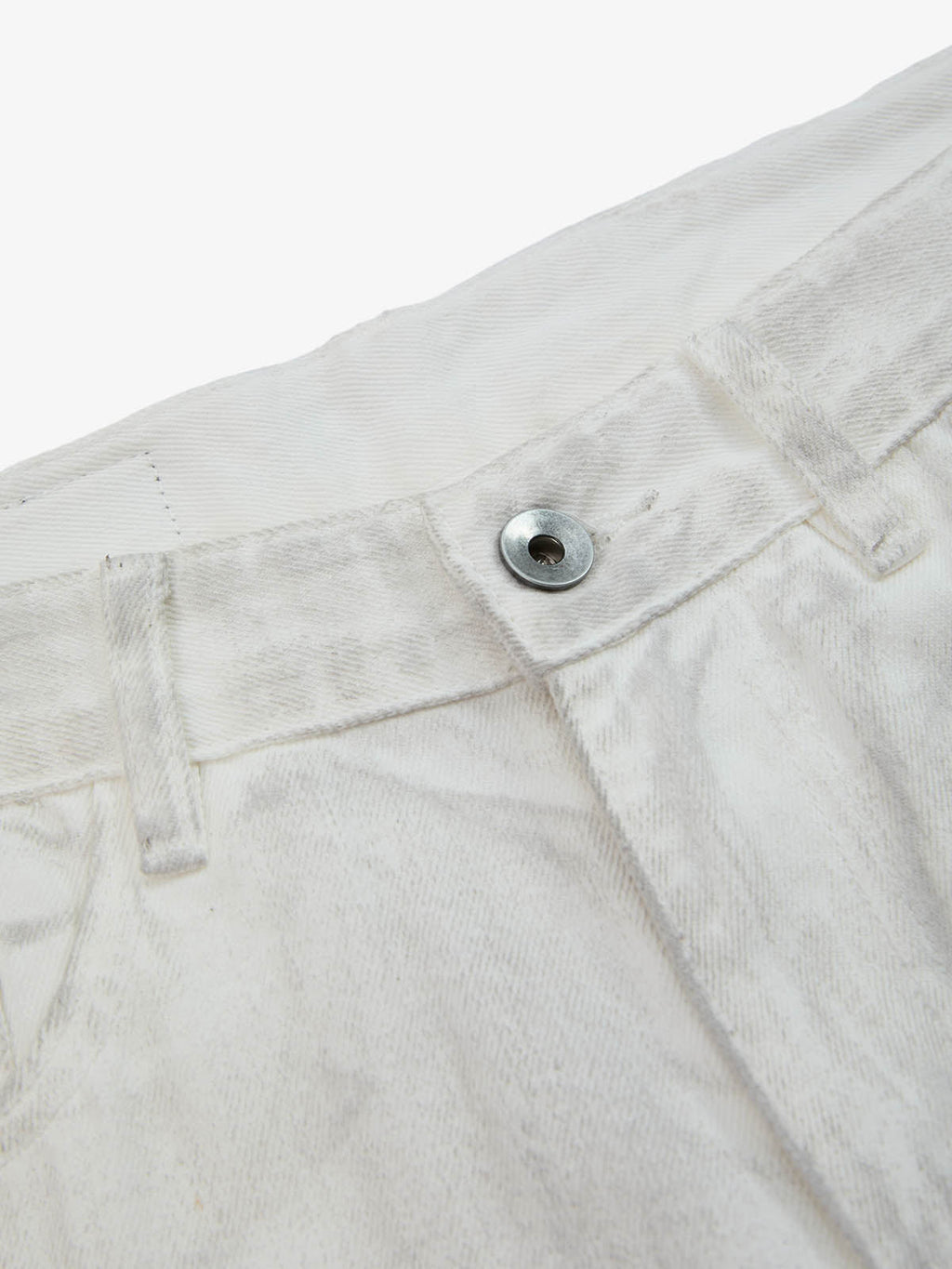 Colorful Cross Patch Straight Leg with Detachable Chain Jeans