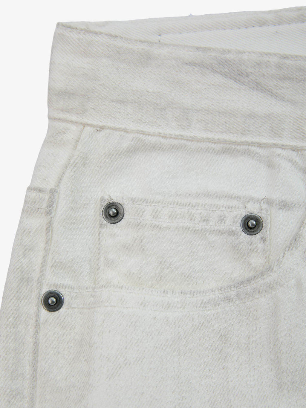Colorful Cross Patch Straight Leg with Detachable Chain Jeans