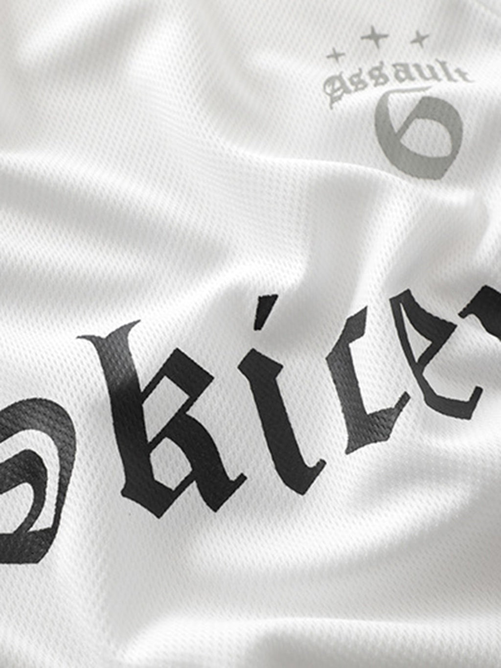Theprecipice Gothic Font Jersey Street Rap T-Shirt