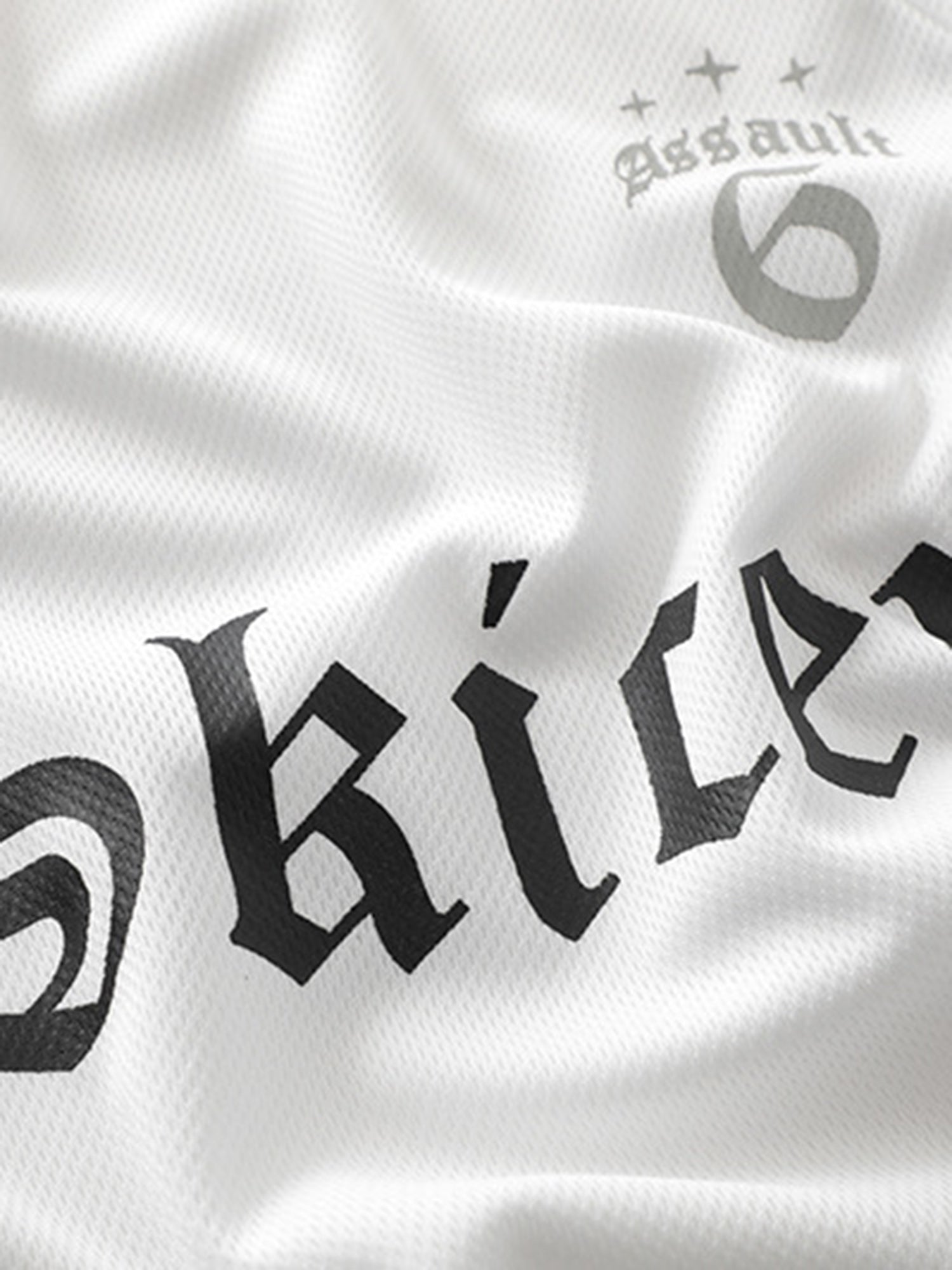 Theprecipice Gothic Font Jersey Street Rap T-Shirt