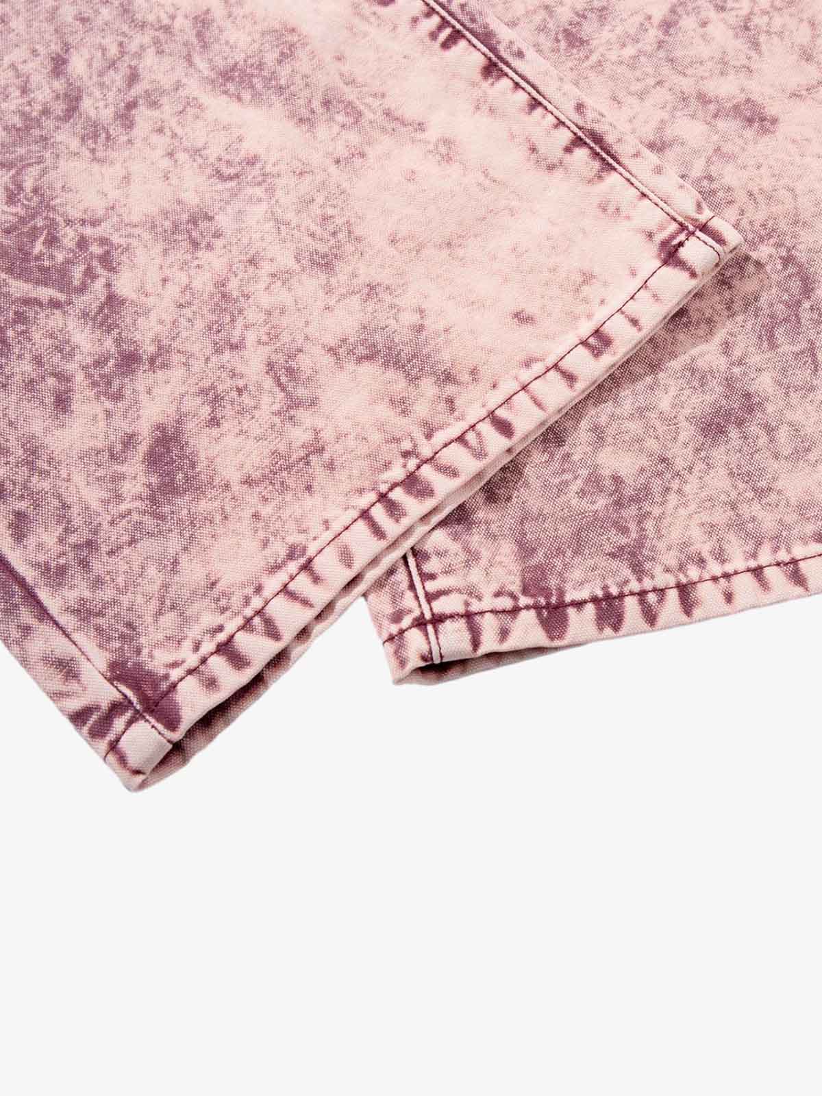 Purple Tie-Dye Finish Acid Wash Jeans